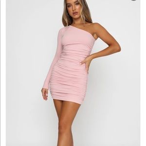 White Fox Boutique Pink Summer Time Mini dress
